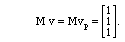 M v = M v_p = (1,1,1)
